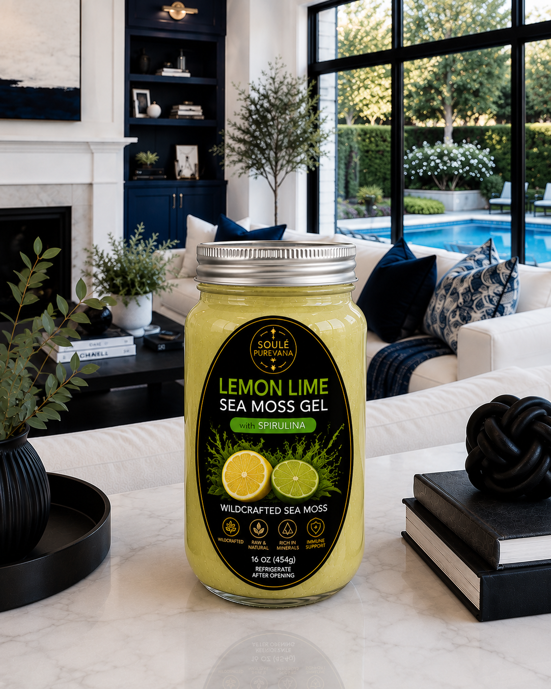 Crisp Mint Lime Sea Moss Gel