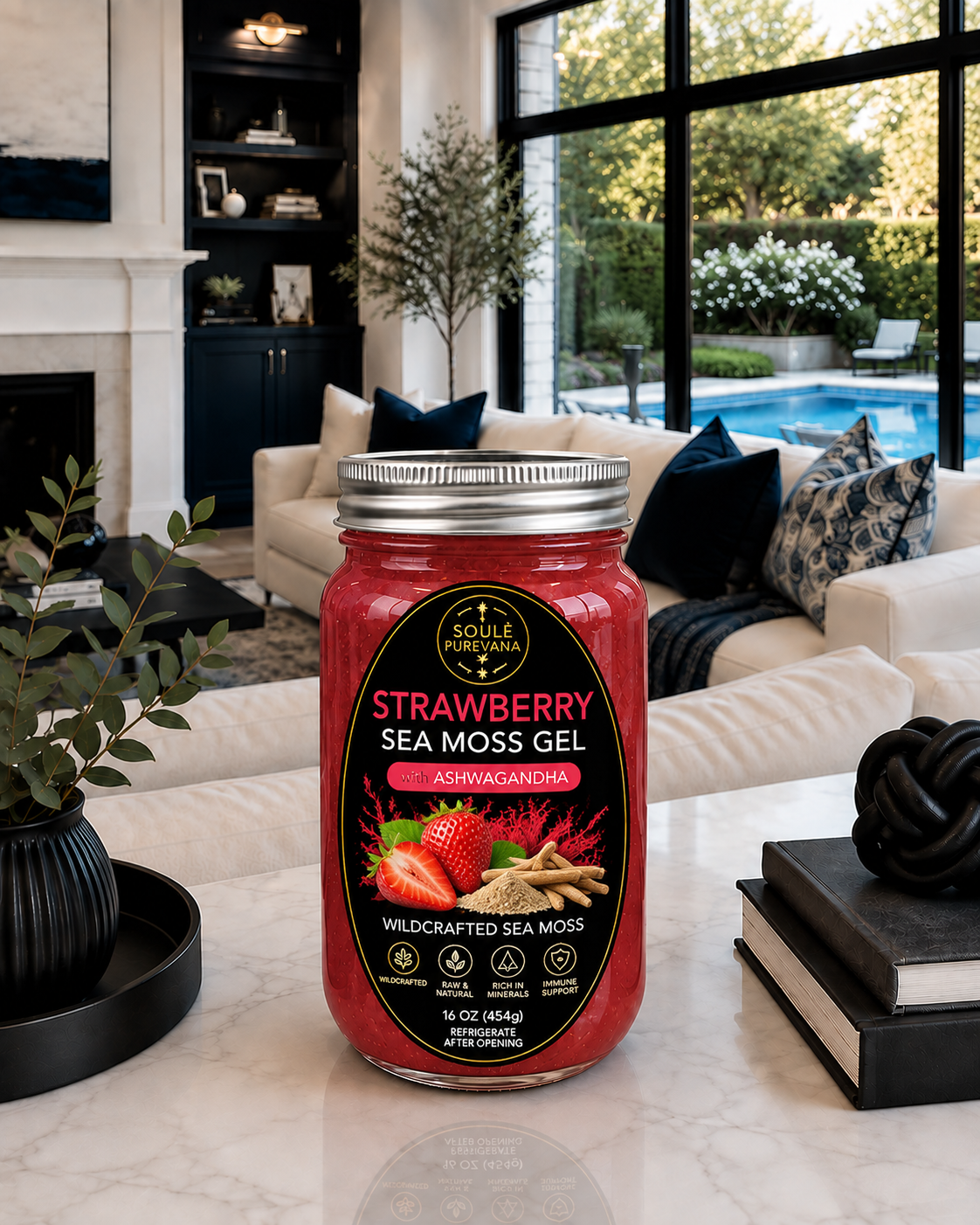 Wild Strawberry Sea Moss Gel