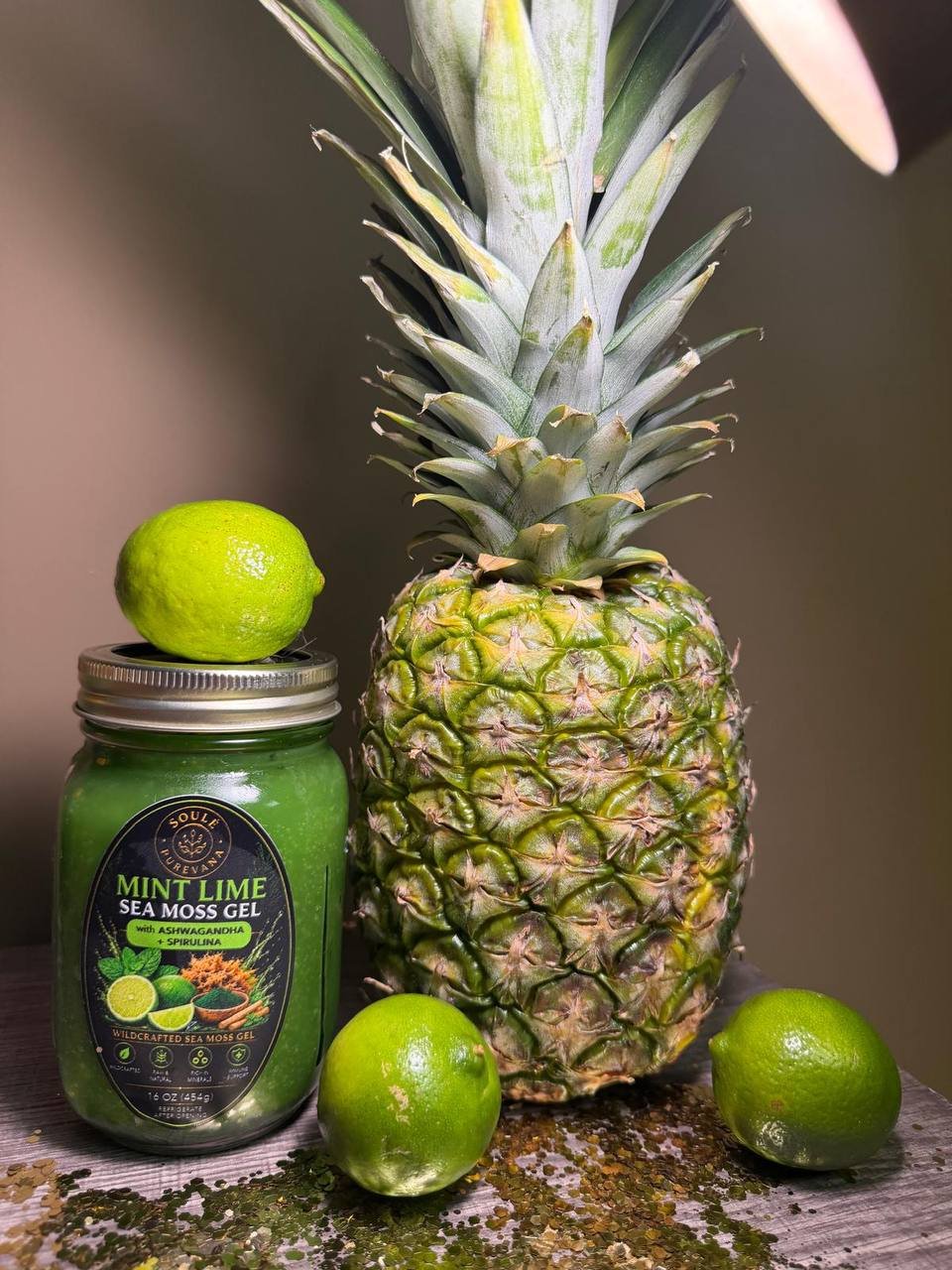 Mint Lime Sea Moss Gel