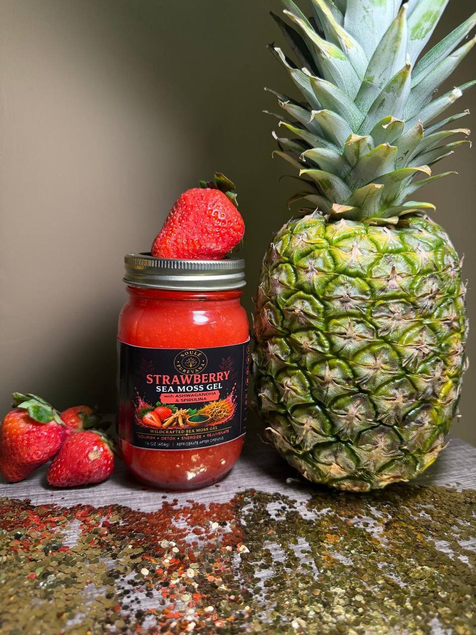 Strawberry Sea Moss Gel